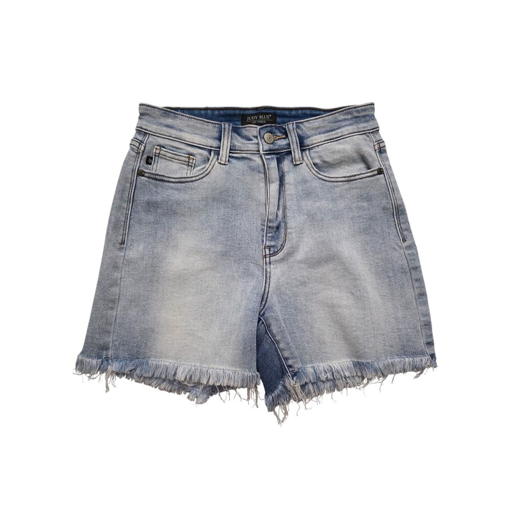 Judy Blue High Rise Cutoff Dad Shorts Size Medium